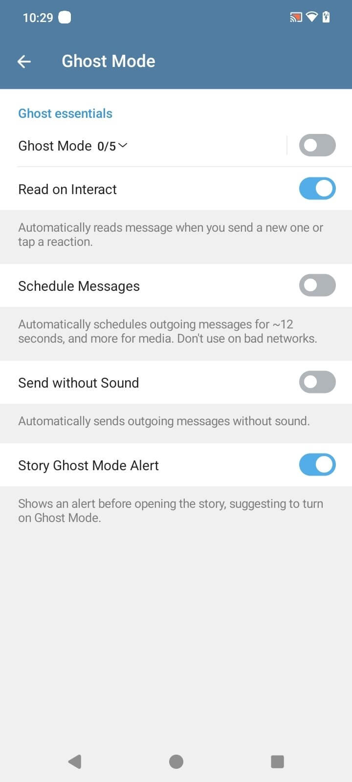 Ayugram screenshot