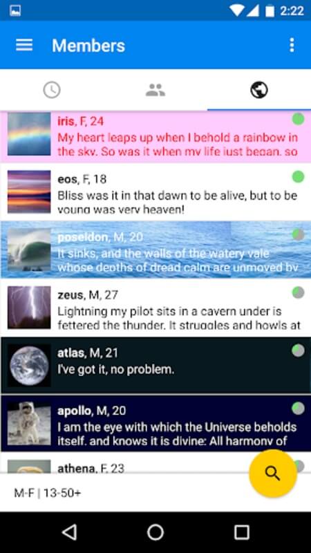 Chatango screenshot