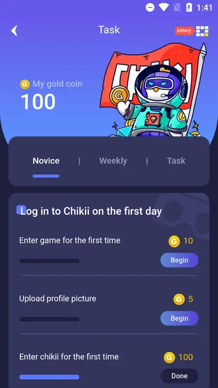 Chikii screenshot