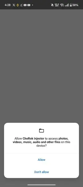 Chorok Injector screenshot