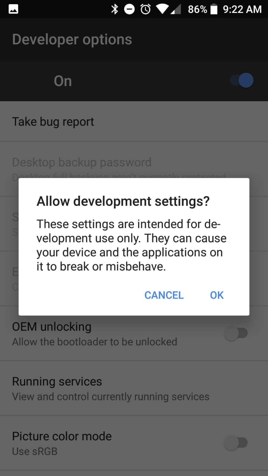 Cyanogen screenshot
