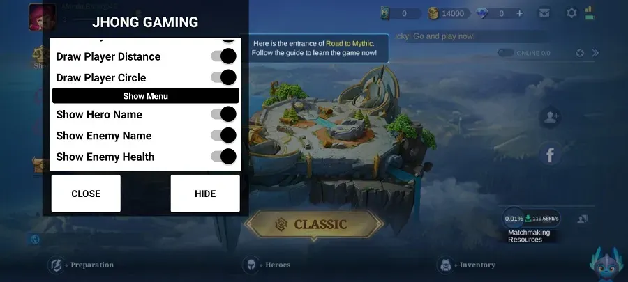 Jhong Gaming screenshot