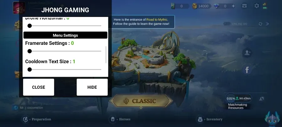 Jhong Gaming screenshot
