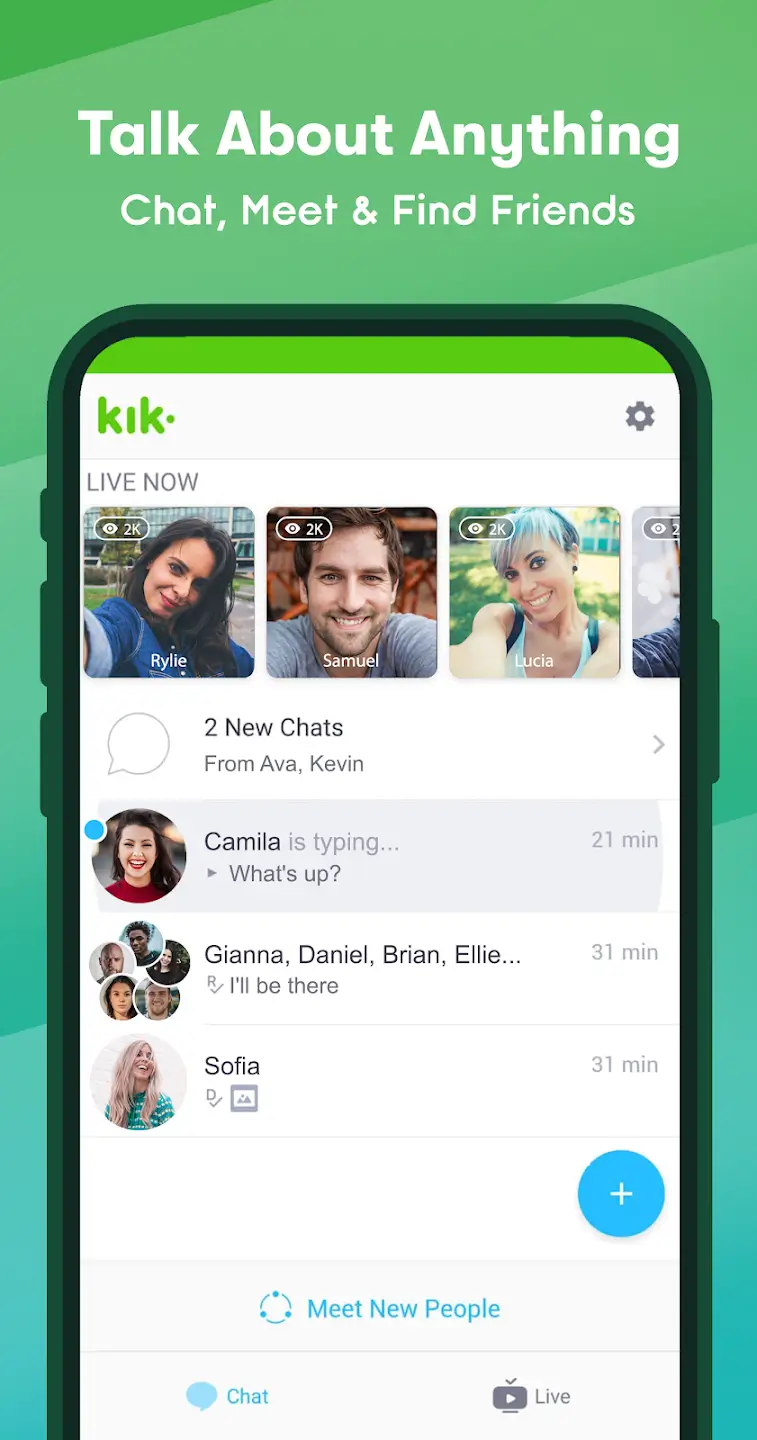 Kik screenshot
