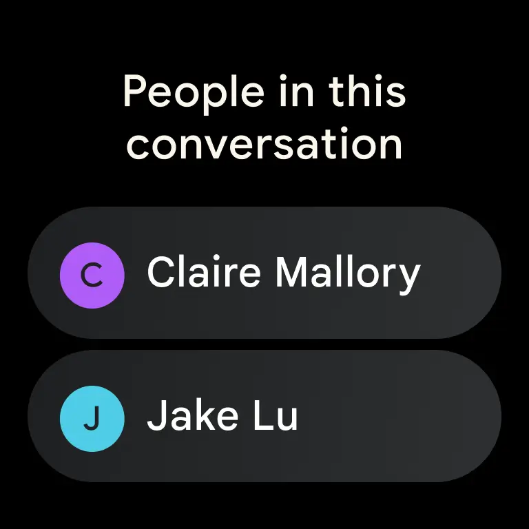 Messages by Google screenshot