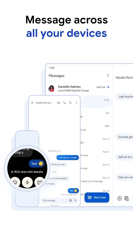 Messages by Google screenshot