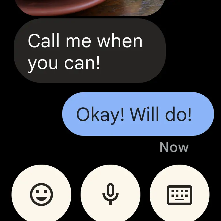 Messages by Google screenshot