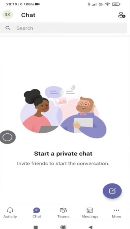 Microsoft Teams screenshot
