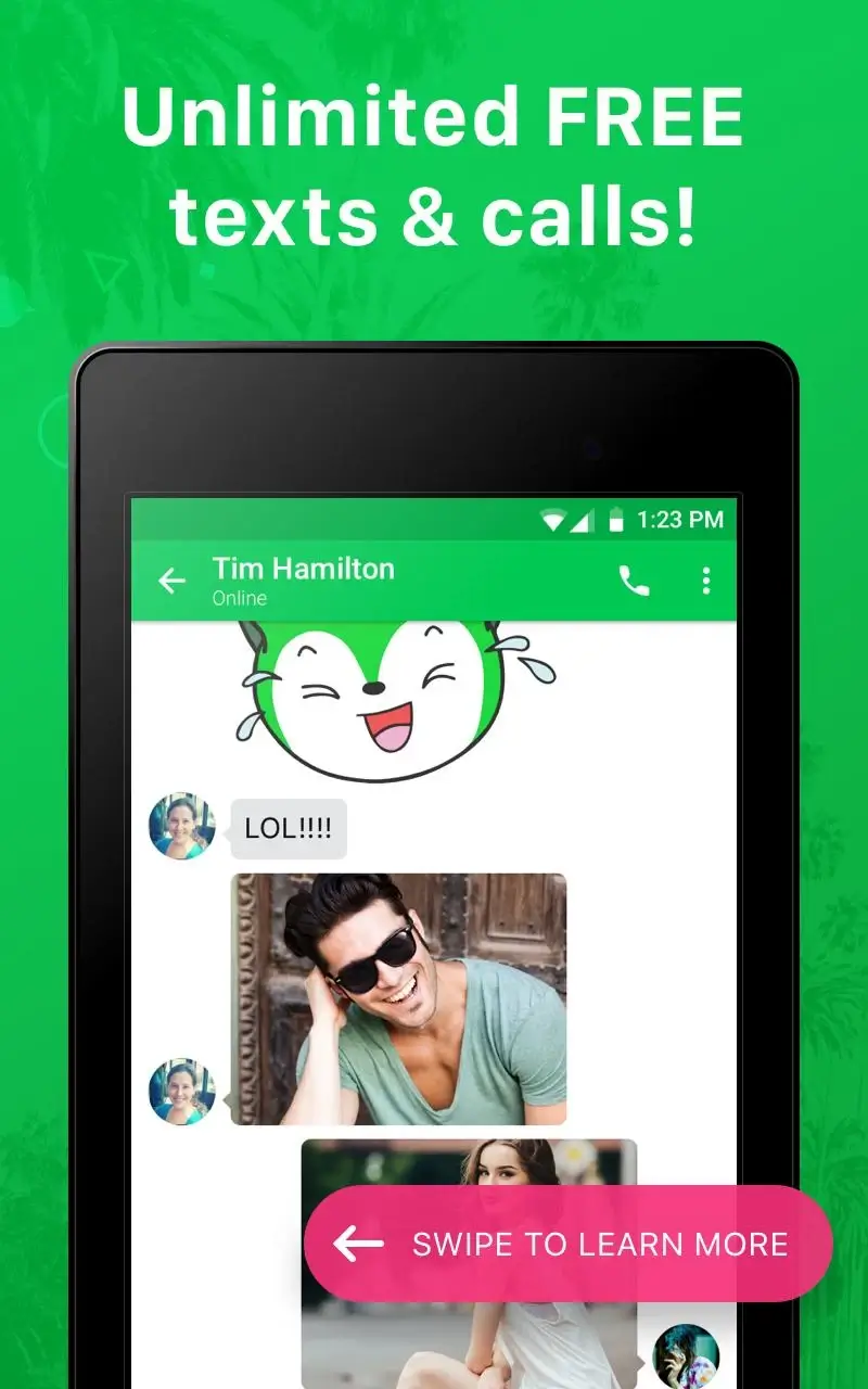 Nextplus screenshot