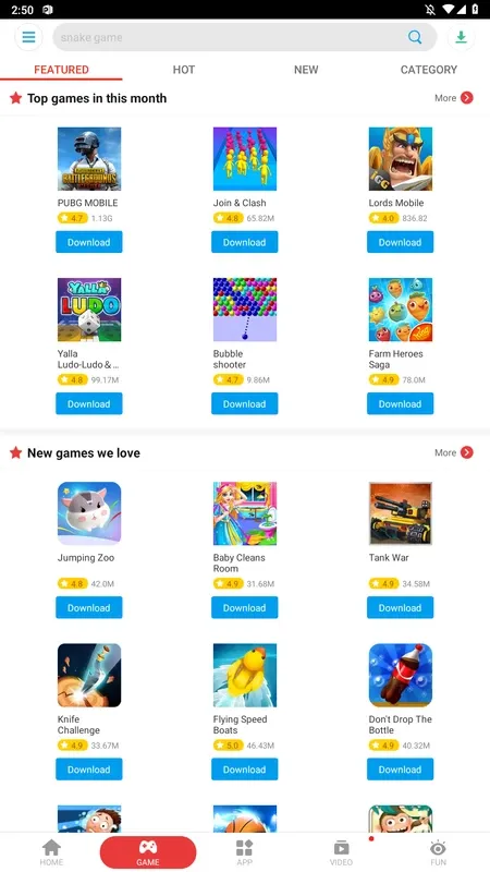 Palmstore screenshot