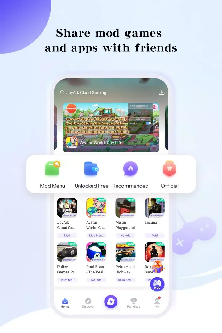 Play Mods screenshot