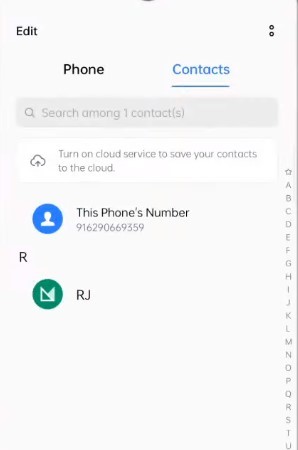 Realme Dialer screenshot