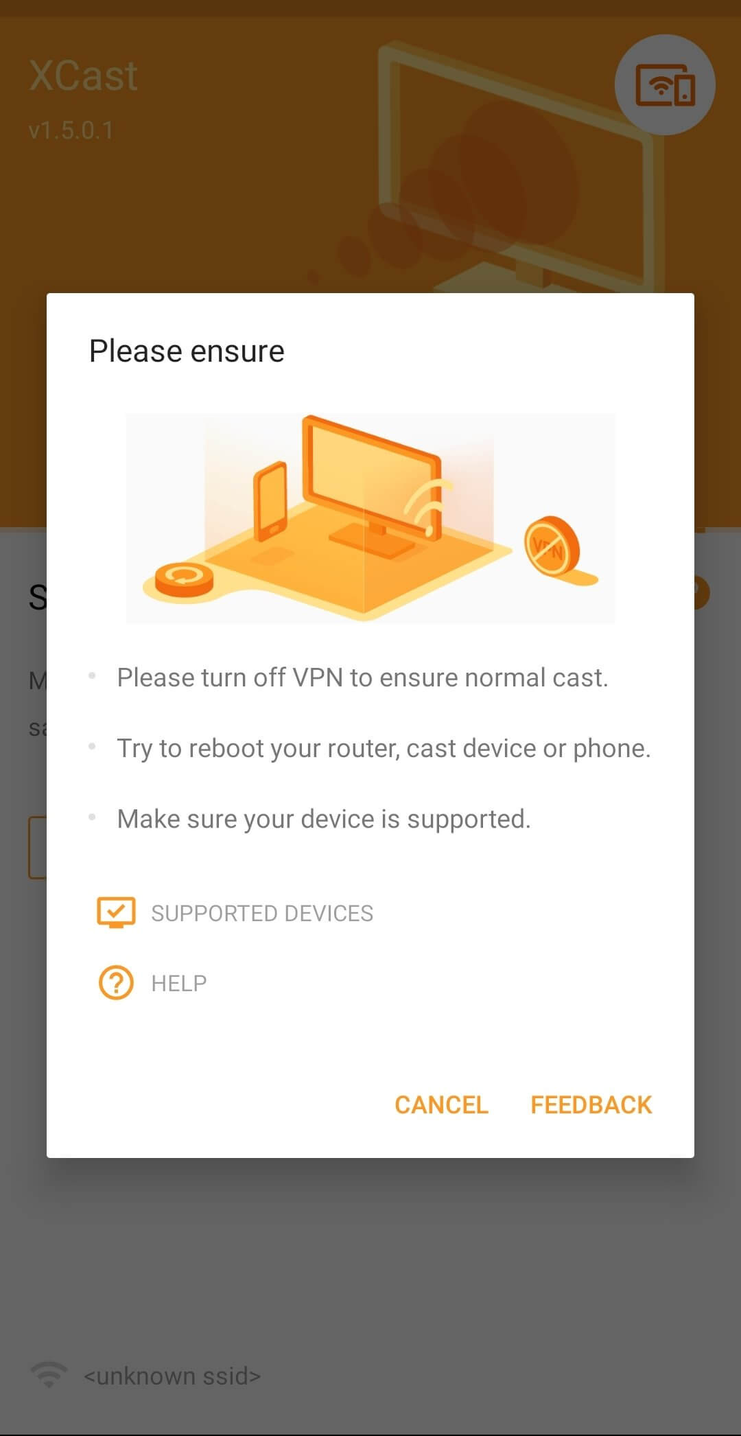 Xcast screenshot