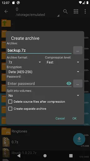 ZArchiver Donate screenshot
