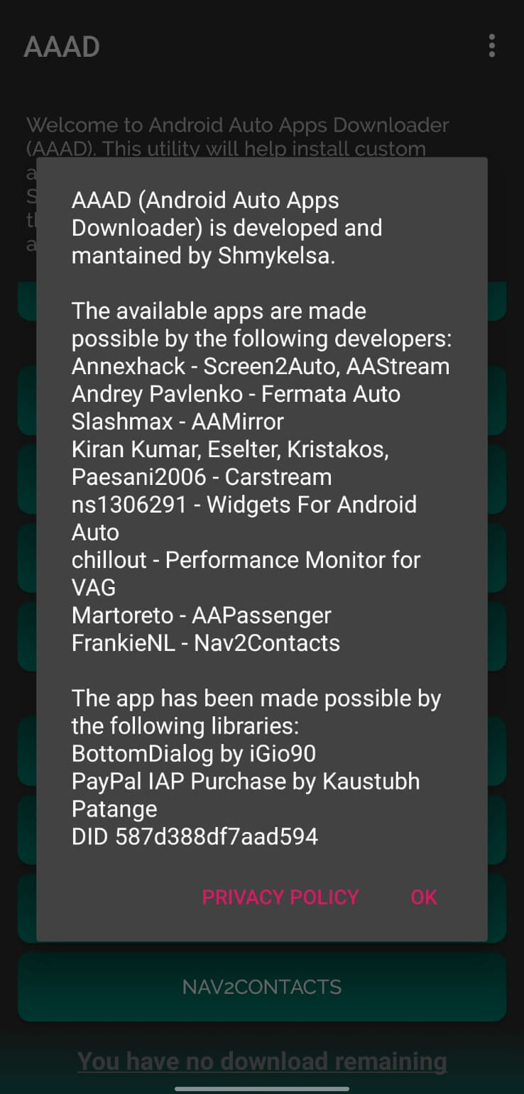 AAAD screenshot