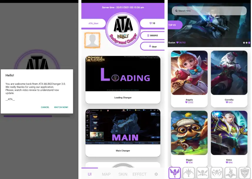 ATA MLBG Changer screenshot