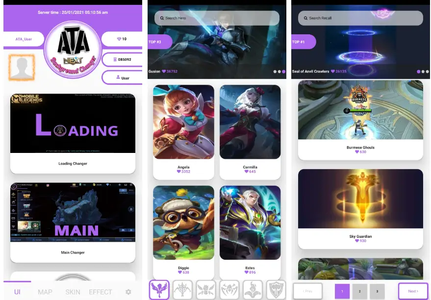 ATA MLBG Changer screenshot