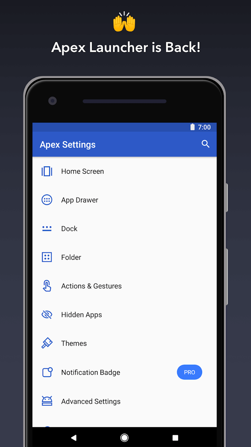 Apex Launcher screenshot