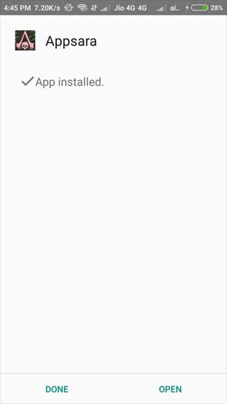AppSara screenshot