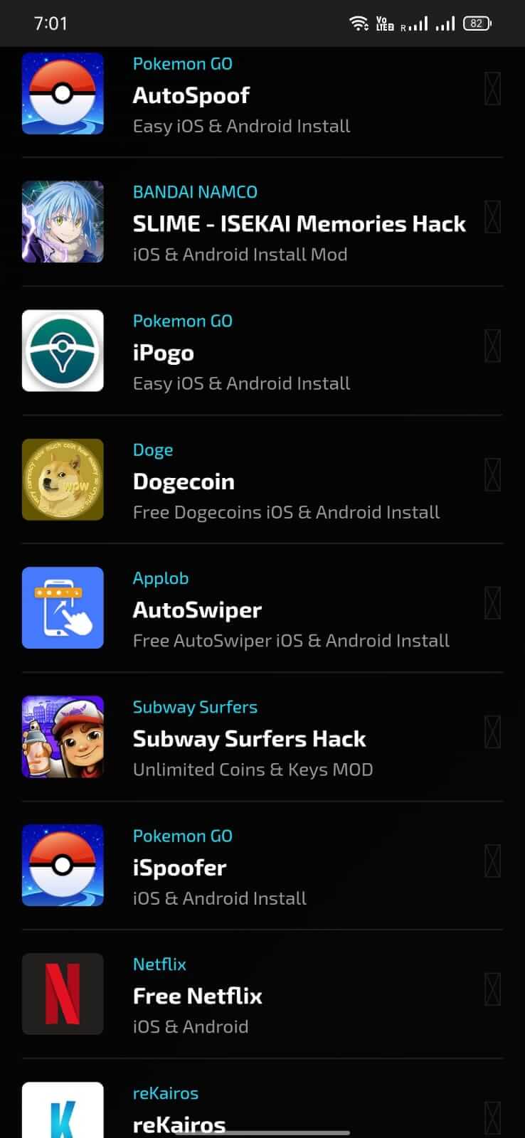 Applob screenshot