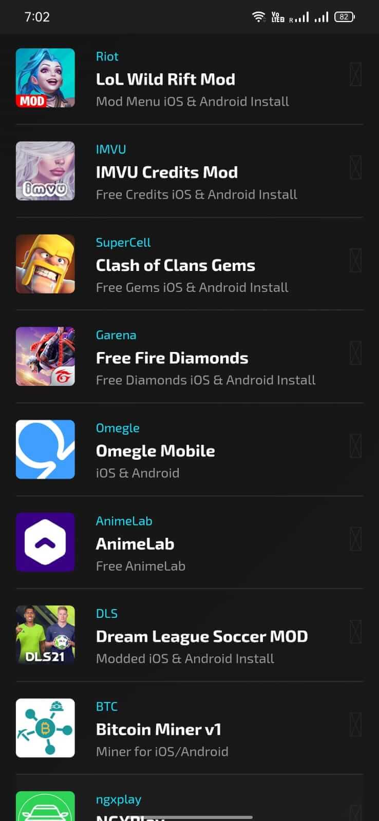 Applob screenshot