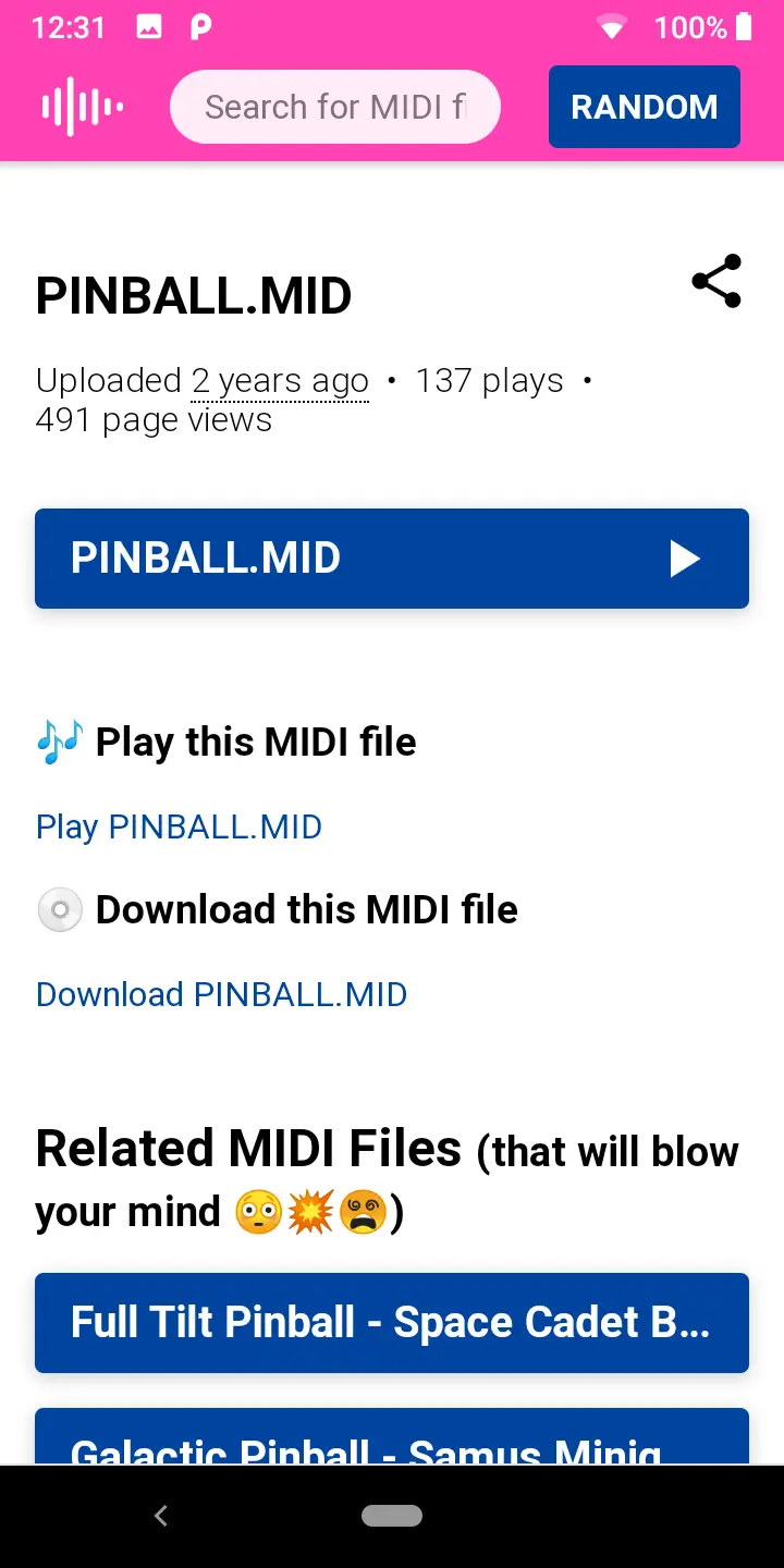 BitMidi screenshot