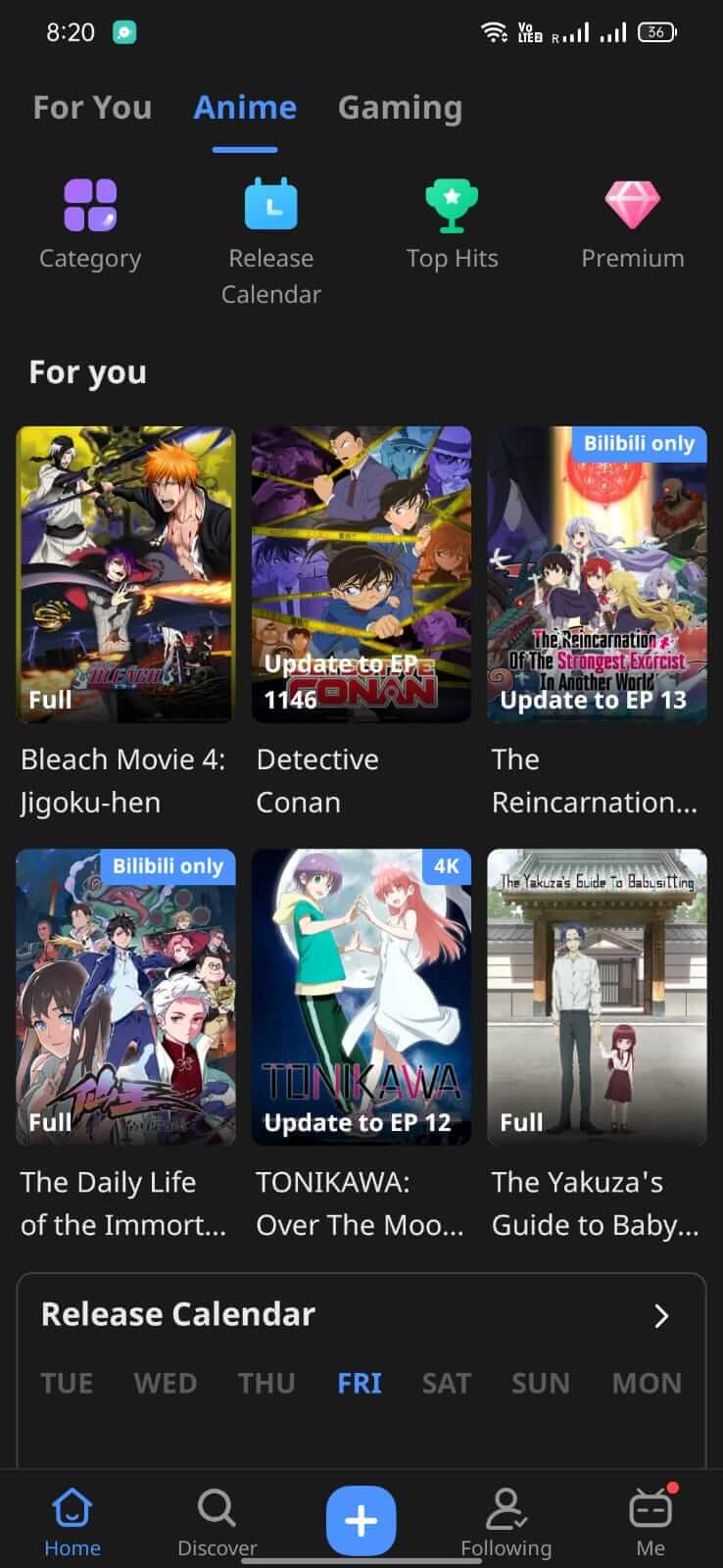 Bstation screenshot