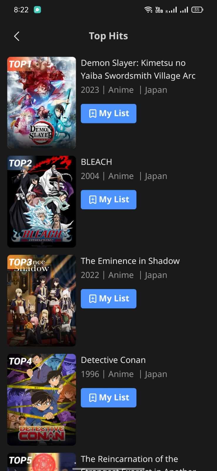 Bstation screenshot