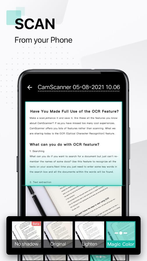 CamScanner screenshot