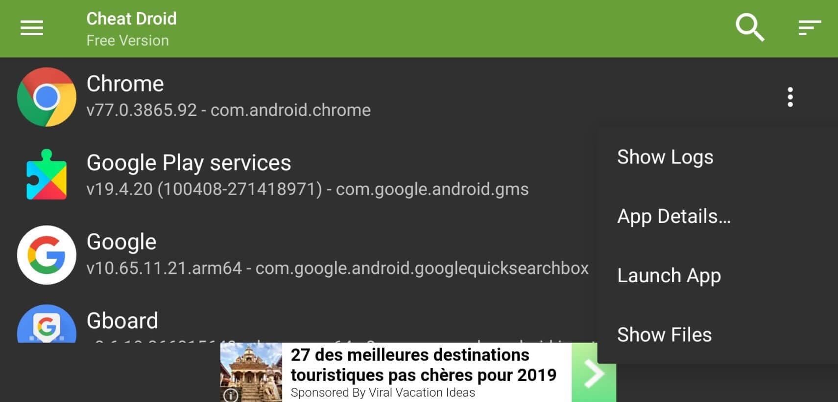 Cheat Droid Pro screenshot