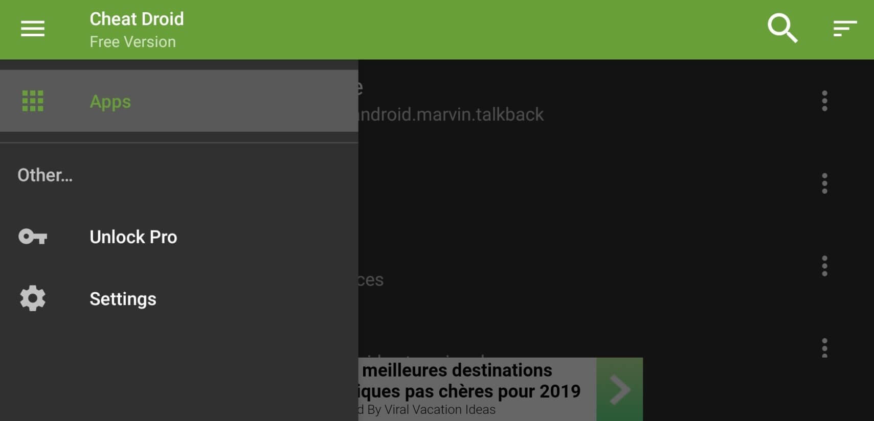 Cheat Droid Pro screenshot