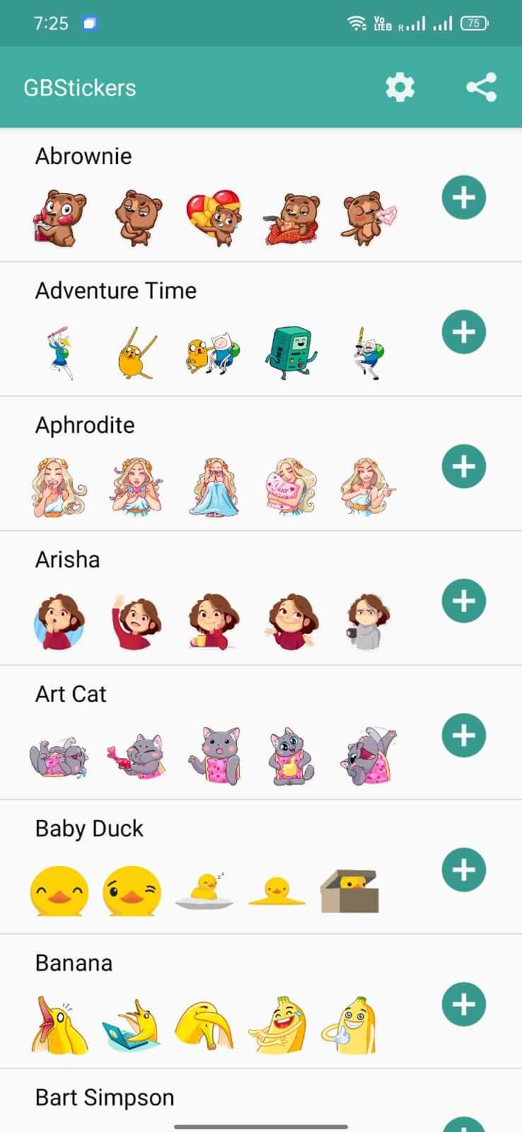 GBStickers screenshot