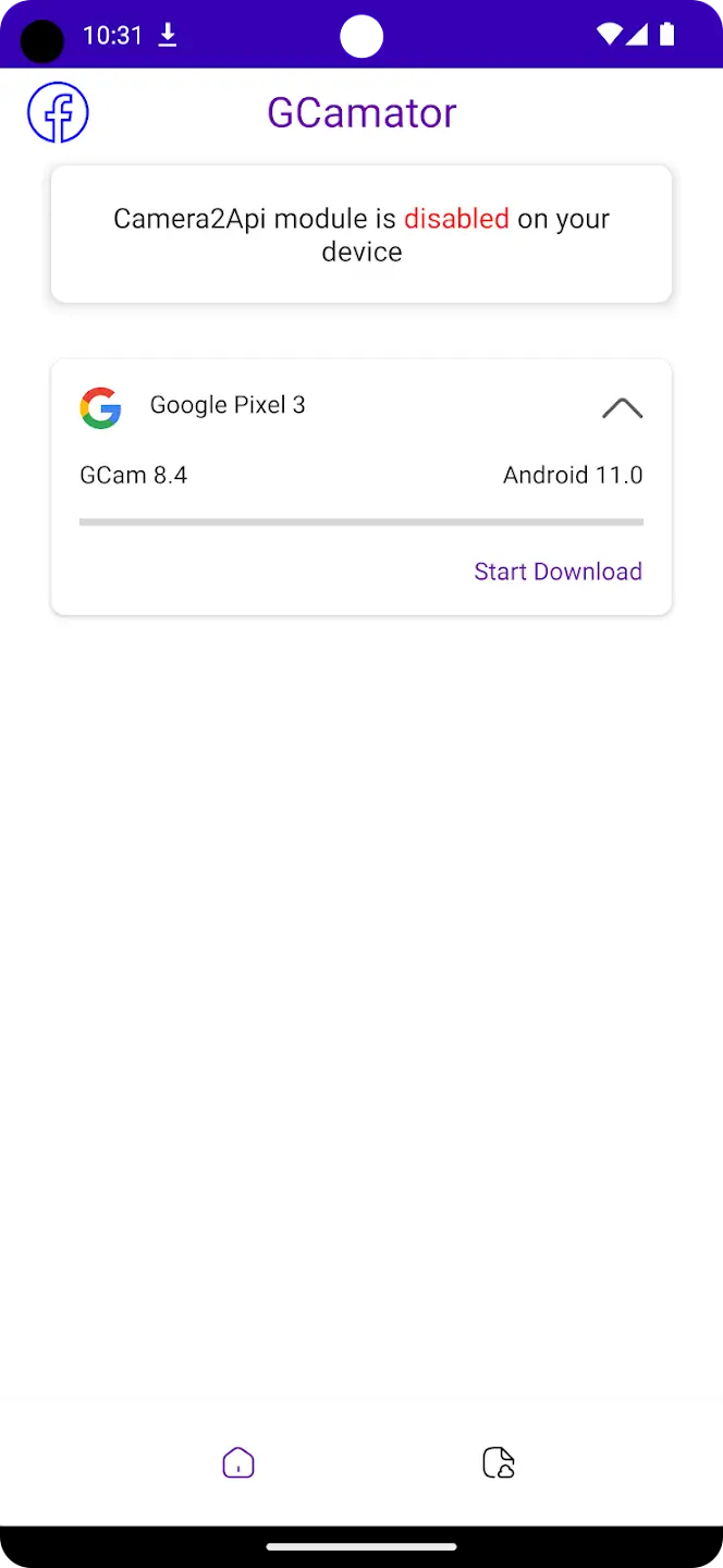 GCamator screenshot