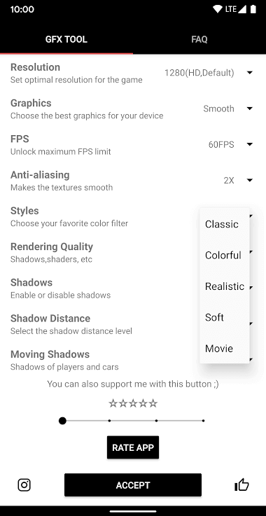 GFX Tool screenshot