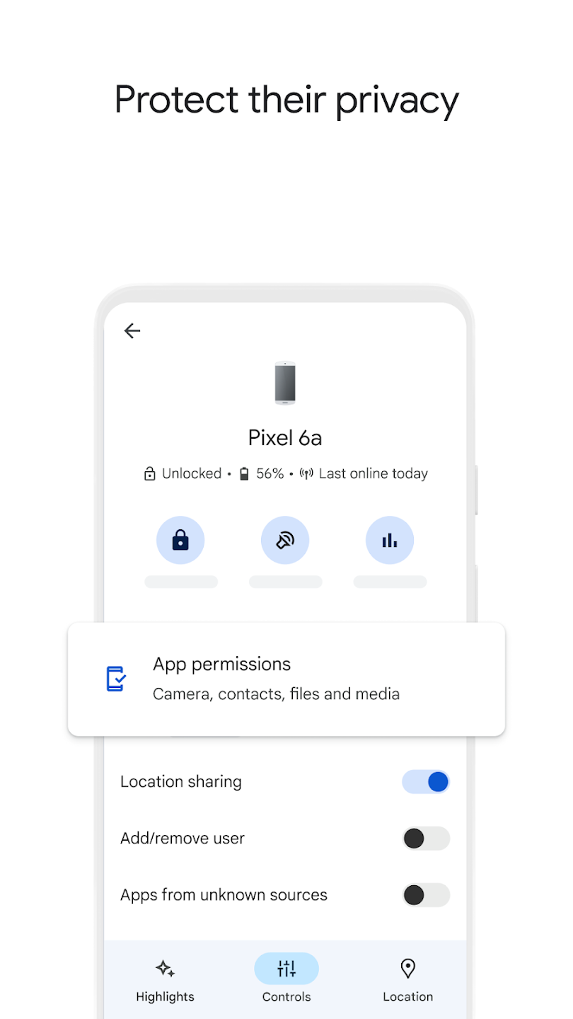 Google Family Link screenshot