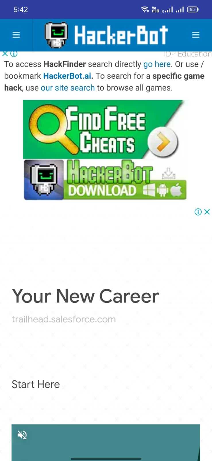 HackerBot screenshot