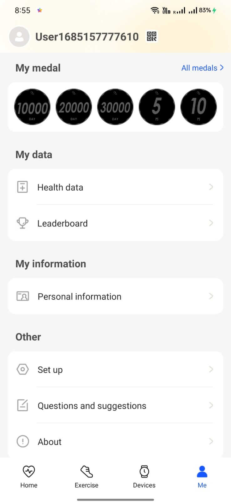 Haino Fit screenshot