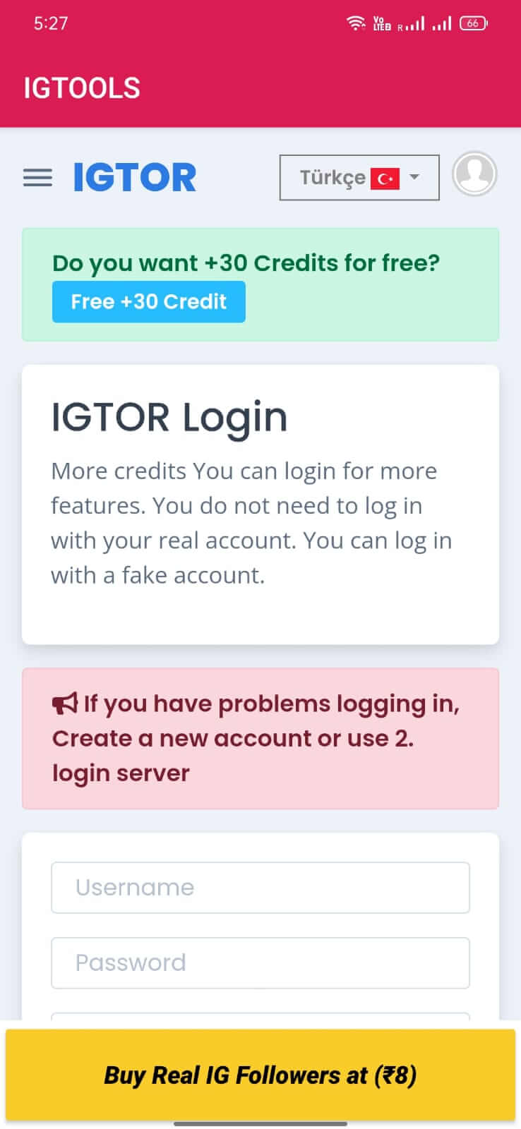 IGTools screenshot