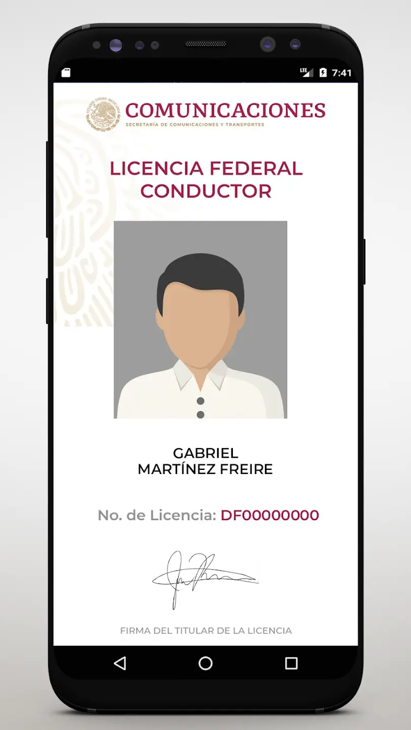Licencia Federal Digital screenshot
