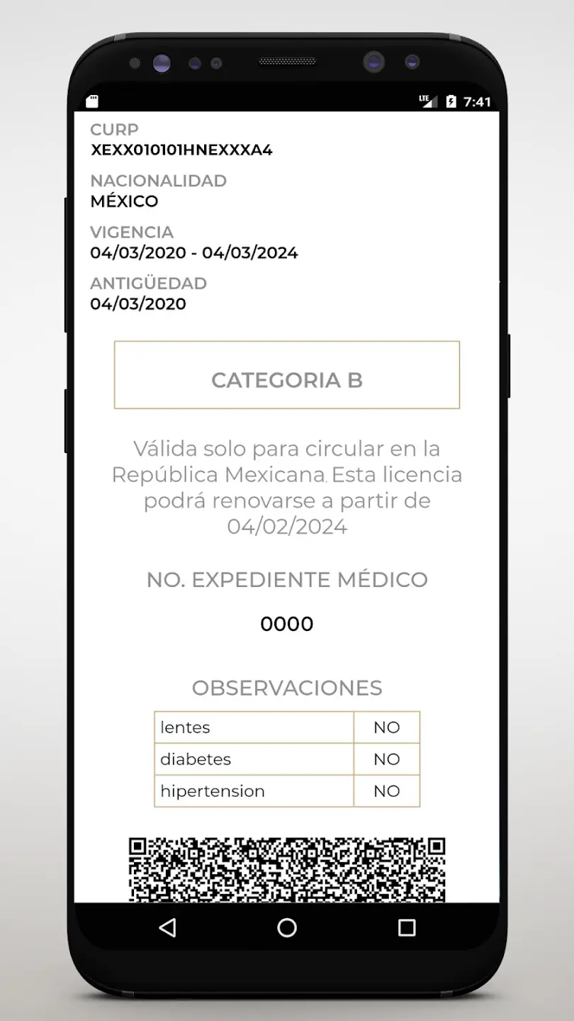 Licencia Federal Digital screenshot
