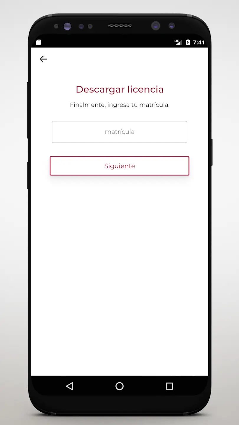 Licencia Federal Digital screenshot