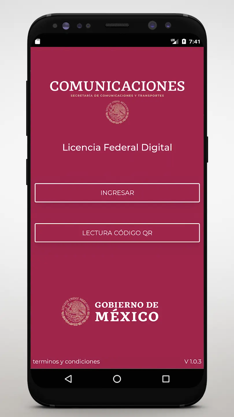 Licencia Federal Digital screenshot