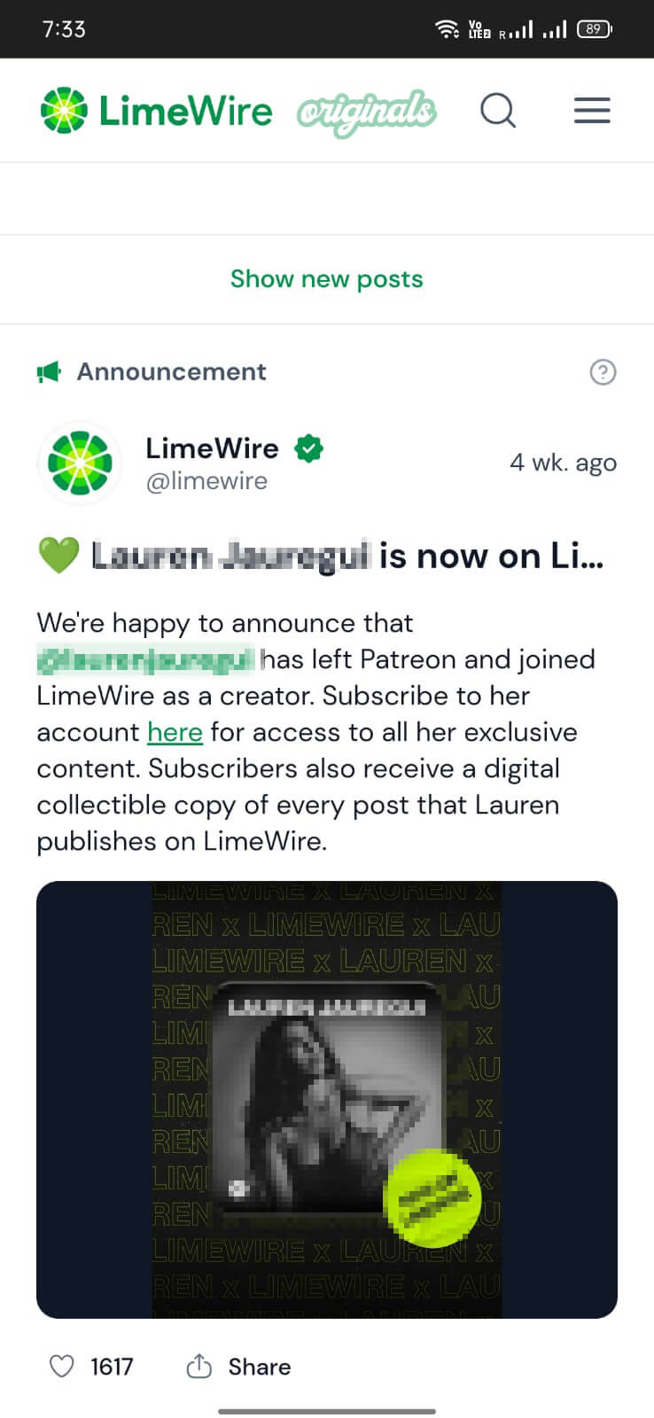 LimeWire screenshot