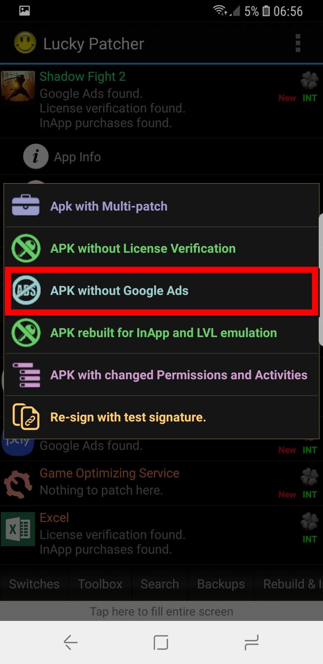 Lucky Patcher screenshot