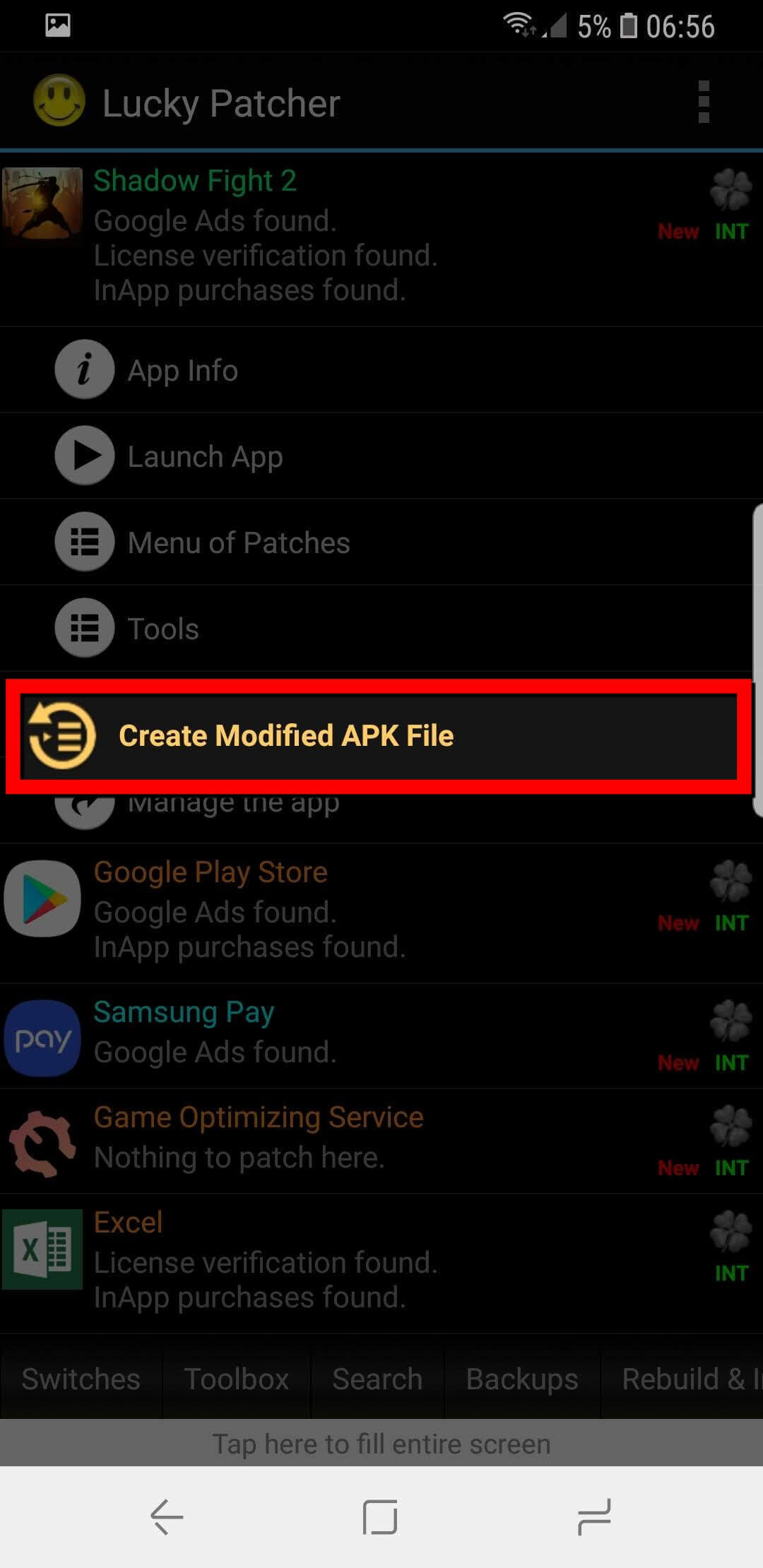 Lucky Patcher screenshot