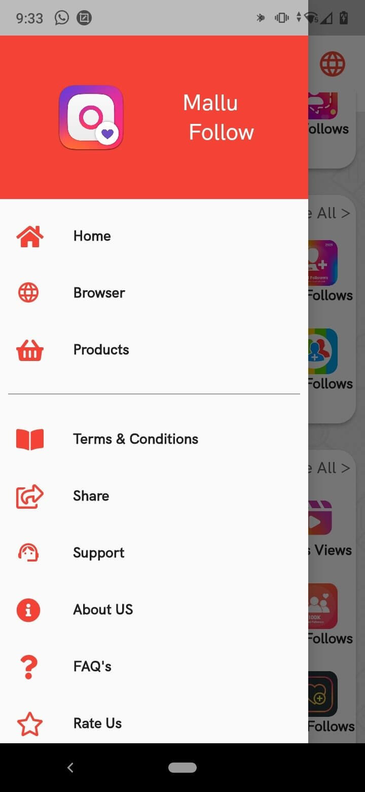 MalluFollow screenshot