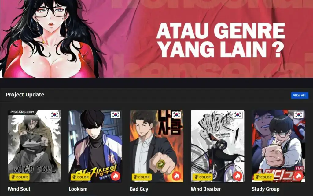 Manhwa List screenshot