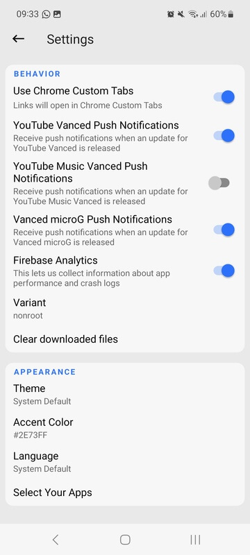 MicroG screenshot