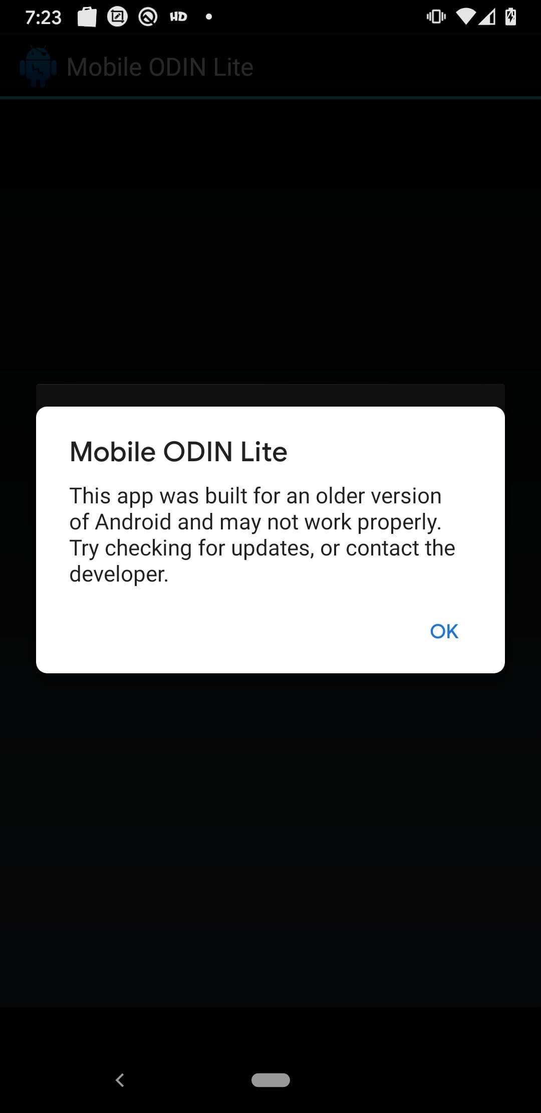 Mobile Odin screenshot