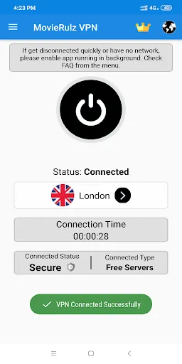 MovieRulz VPN X screenshot